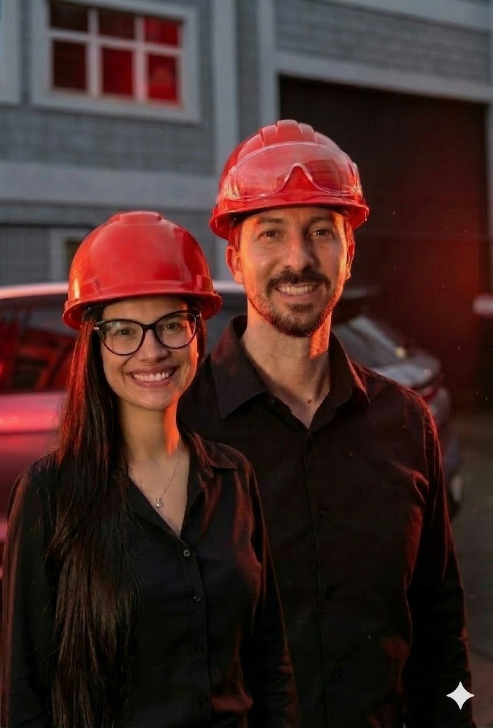 Rafael e Stephanie — Fundadores R8 Tintas e Argamassas